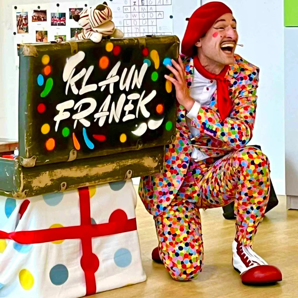 Klaun Franek i pacynka Tiger