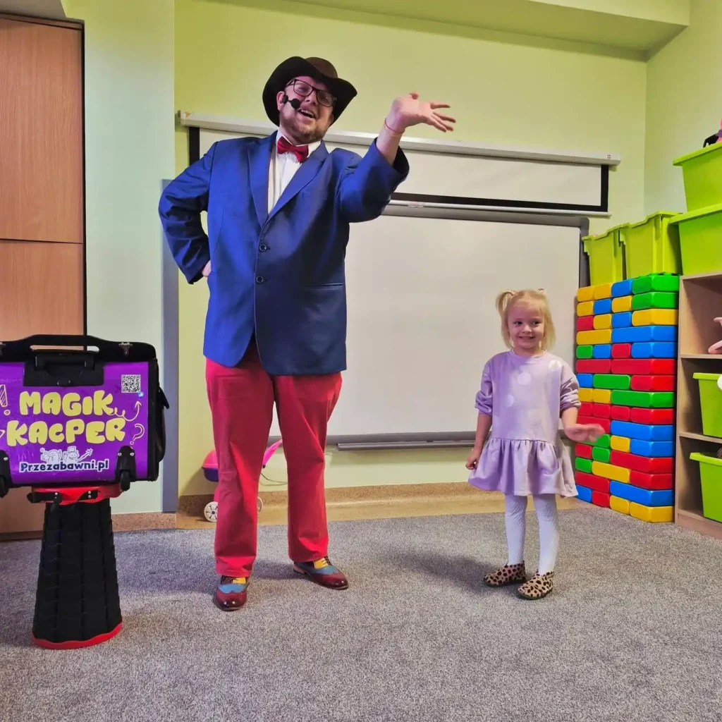 Iluzjonista dla dzieci - występ w przedszkolu